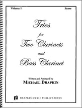 Trios for Two Clarinets and Bass Clarinet-P.O.P cover
